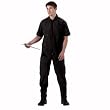Short Sleeve Coverall - Black