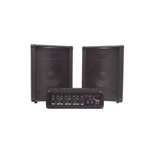 Nady MPM-4130 PA210 PA System with 4 Channel Powered Mixer and Two 10
