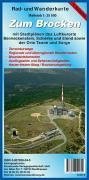 Wanderkarte Zum Brocken 1 : 25 000