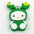 BLUE GIRL WITH SUN AND MOON 2GB USB 2.0 Flash Drive