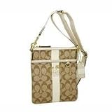 COACH　40924-BKHGD　コーチ　ショルダーバッグ　カーキｘホワイト