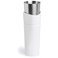 Blomus 68728 Vase, Edelstahl / Porzellan Reina