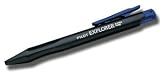 Explorer Click Rollerball Pen, Extra Fine Tip, Black Barrel/Blue Ink PIL35361
