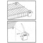 Organized Living 1464-6621-11 2 Count Sidewall Brackets With Trilock Anchors