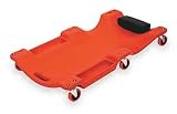 Westward 1YER7 Polymer Creeper, 40x18 1/2 In
