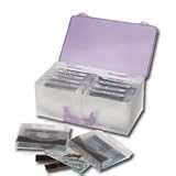 Advantus Cropper Hopper Photo Supply Case, Purple, 7-3 4-Inch by 13-1 4-Inch by 5-Inch by Advantus