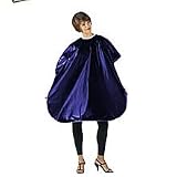 Betty Dain Solid Vinyl Shampoo Cape - Navy