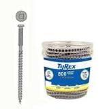 Cupped Square Head Screws, #8 x 3 Gray