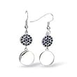 Pave Style with Jet Swarovski Crystal Earrings Pave Style with Jet Swarovski Crystal Earrings