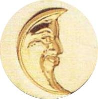 Man in the Moon Brass Wax Seal Stamp