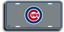 MLB License Plate - Chicago Cubs Logo