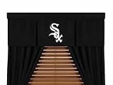 Chicago White Sox 50" x 15" Coordinating Pleated Valance for "The MVP Collection" by Kentex