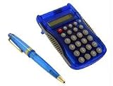 Tectron Flip-Top Calculator w/ Ballpoint Pen