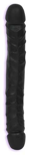 Doc Johnson Jr. Veined Double Header Bender 12-Inch Black