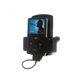 Sumnique 3 IN 1 CAR KIT FM TRANSMITTER FOR IPOD's - BLACK -
