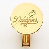 14K Los Angeles Dodgers Round Cuff Links