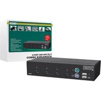 Digitus Combo KVM Switch 4Port PS/2+USB Preisvergleich
