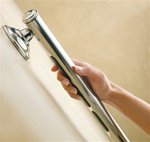 Review Moen  / Elegance Chrome Grab Bar 24 inch x 1-1/4 - Moen LR8724D1GCH
