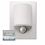 Steinel 656713 Sensorleuchte IP44 Glas silber
