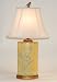 Yellow and Blue Oval Caddy Table Lamp