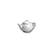 Hall China 10 oz White Boston Teapot w / Knob Cover - Case = 12