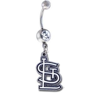 St Louis Cardinals MLB Sexy Belly Navel Ring
