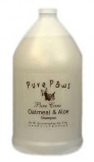 pure paws oatmeal and aloe vera shampoo