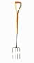 Brook & Hunter 11040DY Premium 43-inch Border Fork With Handcrafted Red Oak Handle And Stainless Steel Alloy Polished Blade