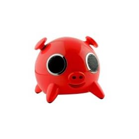 Amethyst iPig iPod Speaker Dock - Red