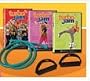 Turbo Jam Fat Burning Elite 3 DVD Set - Cardio Party 3, Fat Blaster, and 3T with Resistance Band