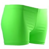 Gem Sports Neon Lime Volleyball Spandex - Sublimated Compression Shorts