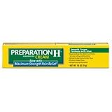 Preparation H Hemorrhoidal Cream, Maximum Strength Pain Relief, 1.8 Oz