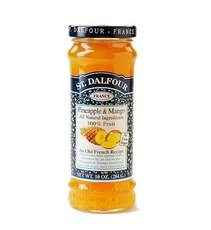 St. Dalfour Pineapple and Mango All Natural Fruit Spread -- 10 oz