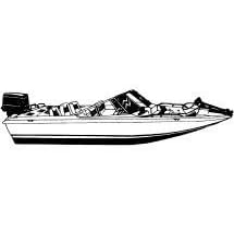 Carver Trailerable Boat Cover for Outboard Fish And Ski Style Boats by