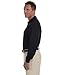 adidas Golf Mens ClimaLite Tour Pique Long-Sleeve Polo>2XL BLACK/WHITE A86