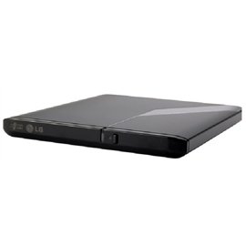 New LG DVD-RW GP08NU40 External Ultra Slim DVD-RW 8X With Cyberlink Black Retail