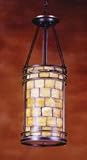 Elk Lighting - 8881/3 - 3 Light Pendant In Dark Antique Brass And Quartz Mosaic Stone