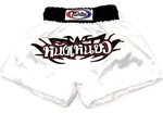 Fairtex Immortal Muay Thai Shorts - White - Medium