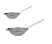 Set of 2 Stainless Steel Wire Mesh Strainer (4 & 5.5 Inch)