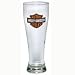Harley-Davidson&reg; Bar & Shield Pilsner Beer Glass. Graphics. Dishwasher Safe. Set of Four. 99306-07V