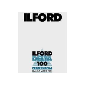 Ilford Delta Pro 100 Fine Grain Medium Speed, Black and White Film, ISO 100, 4 x 5 - 25... by Ilford