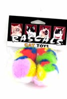 Coastal Rascals Cat Toy Puff Balls 4 Pack