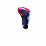 Evolution Gear Shift Knob Manual Trans Only Black Leather w/Red Design