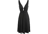 Misses Connected Apparel Rhinestone Pin Sleeveless Dress