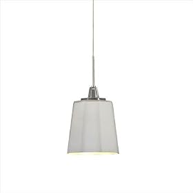 Buy American Fluorescent ATPLWHSN Estate LED Pendant, Satin Nickel with White Glass by American Fluorescent now!