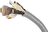  : Monster CIT MGY-8 Medium Diameter Gray Cable-It Wire Management System (8 feet)