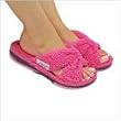 Foot Petals SpaLux Cushioned Chenille Spa Slippers