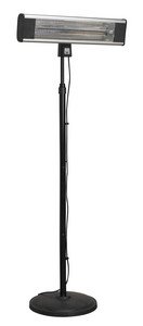 High Efficiency Carbon Fibre Infrared Patio Heater 1800W/230V with Telescopic Floor Stand