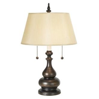 Twin Pull Chain Gourd Shaped Table Lamp