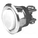 Illuminated Push-Button, 16VAC Voltage, 5/8" Diameter, Chrome